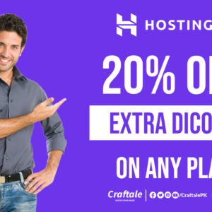 Discount 20% from Hostinger